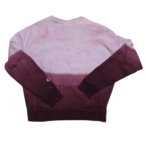 Champion‎ Vintage Ombre Purple Crewneck Sweater Size L Excellent Used Condition - Picture 2 of 6